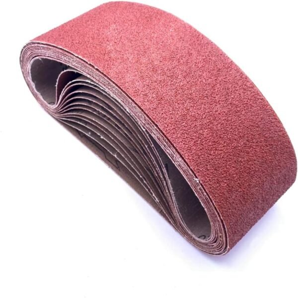 3x18 Sanding Belts 10PCS Belt Sander Paper Aluminum Oxide (40/60/80/120/150/240/400 Grits) Ideal for Wood Metal Paint Sanding