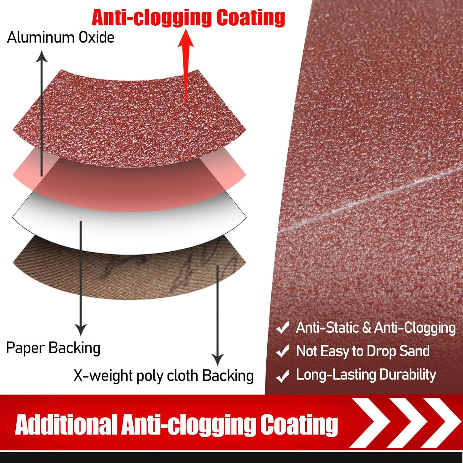 3 x 21 Inch Sanding Belts 12 Pack 80 120 150 grit