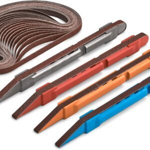 1/4 inch sanding detailer kit 24pc hexagon aluminum oxide coarse grit for crafting