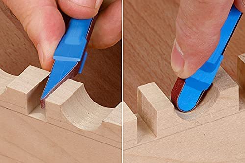 5 piece sanding detailer premium detail sanding tool hexagon grip fine grit