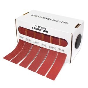 6 grits aluminum oxide sandpaper roll