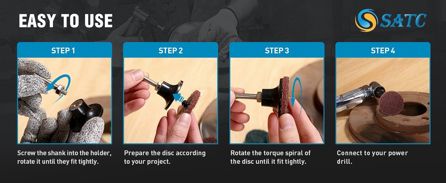 2 inch quick change roll lock sanding discs set application scenarios
