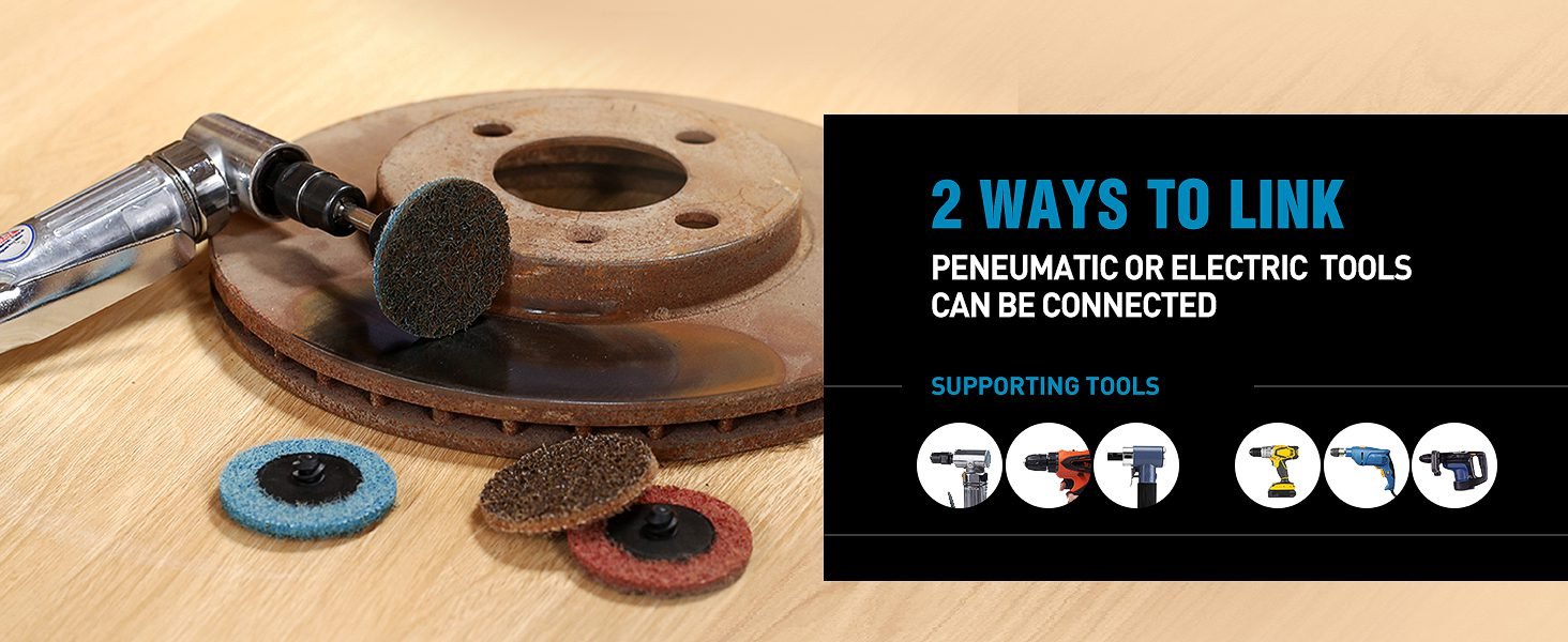 2 inch quick change roll lock sanding discs set aluminum oxide