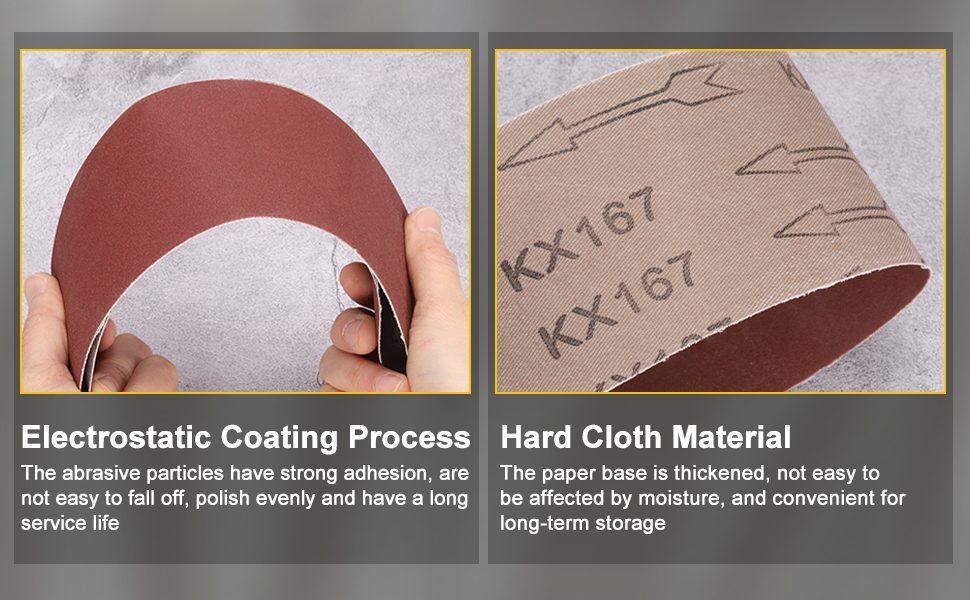 1x42 industrial sanding belts 10-pack