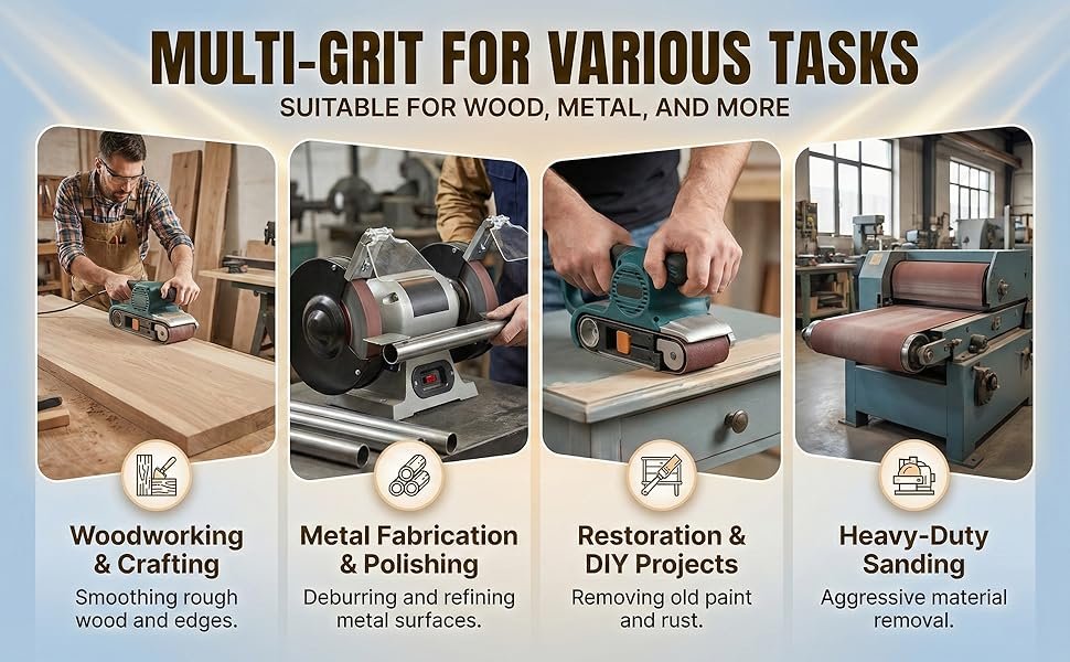 1x30 industrial sanding belt for knife sharpening