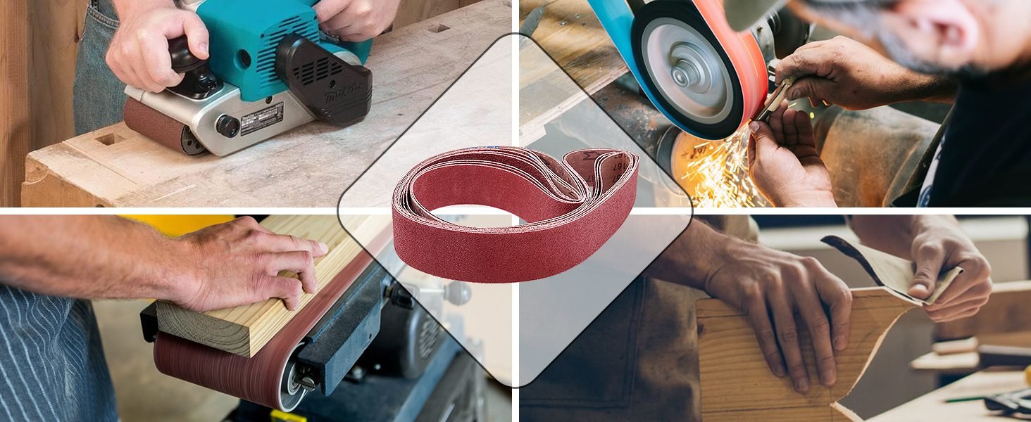 2 x 72 Inch Sanding Belts for Bladesmithing