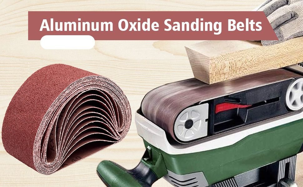 3 x 18 inch sanding belts 10-pack for industrial grinding and woodworking