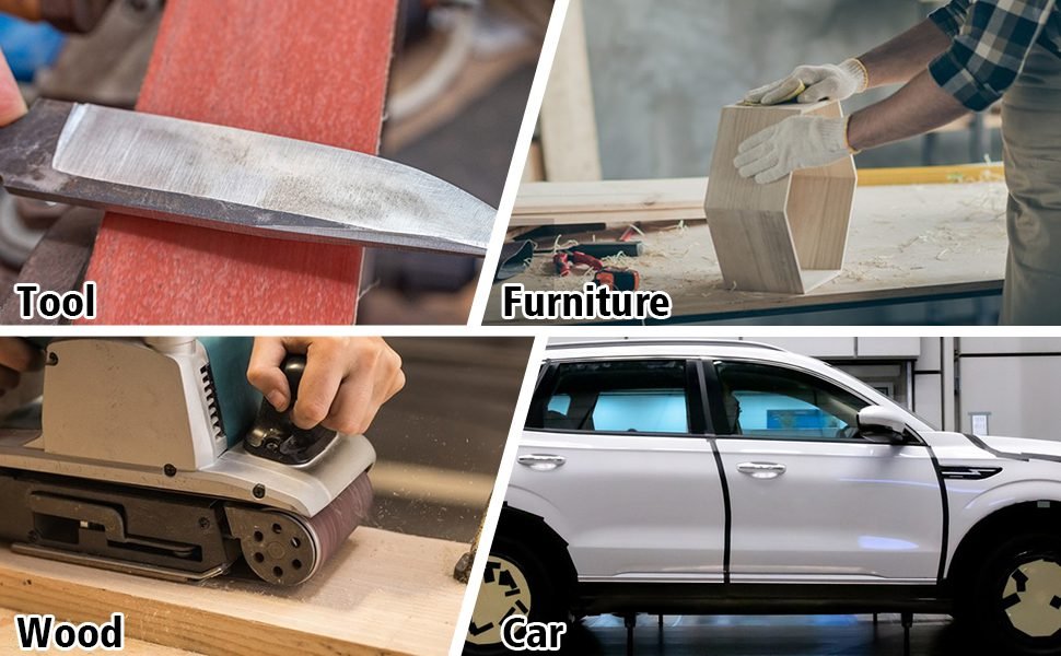 3 x 18 inch sanding belts for metal fabrication and woodworking finishing