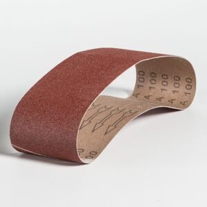 10-Pack 4 x 24 Inch Sanding Belts, Professional Wide-Format Aluminum Oxide Abrasive, Heavy Duty Cloth Backing, Single Grit Pack (40-1000 Grit) for High-Torque & Industrial Belt Sanders