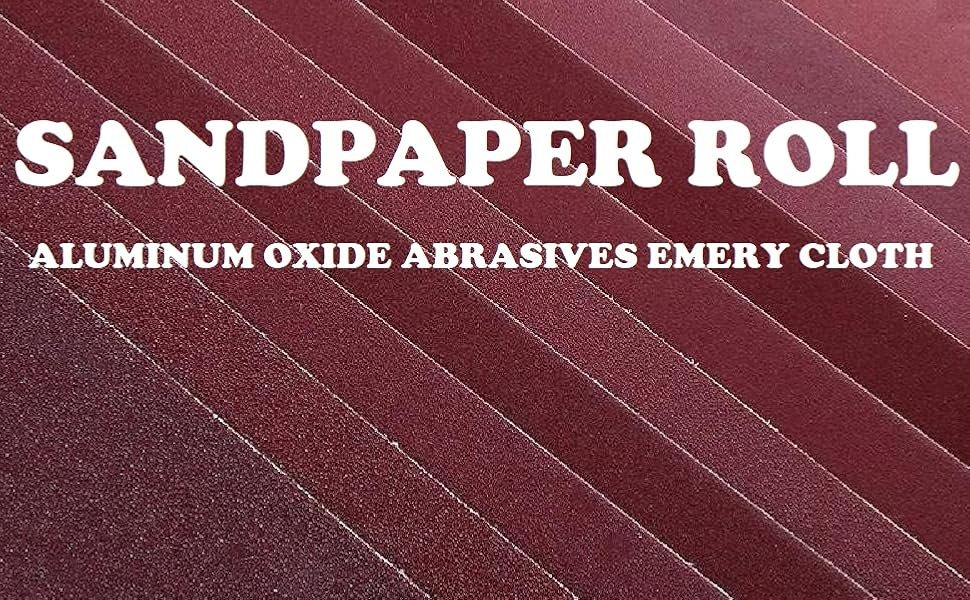 1m x 115mm sandpaper roll aluminum oxide for wood and metal sanding